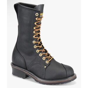 Carolina Men's 10" Domestic Linesman Work Boots‎ Size 7.5 EE Leather Code M